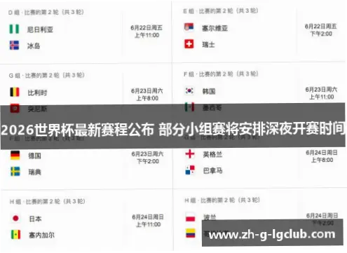 世界杯报道 赛程｜世界杯报道赛程时间表为何总在深夜？